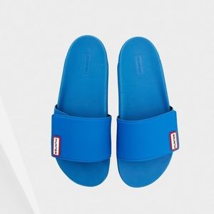 Hunter Original Bucket Blue adjustable slides